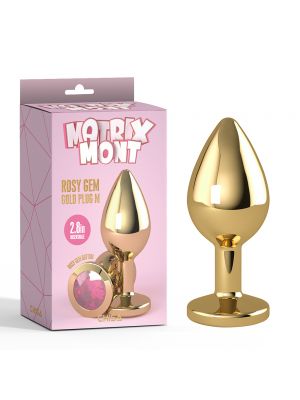 Butt Plug Rosy Gem M