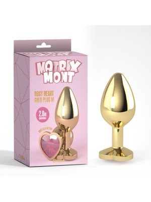 Butt Plug Rosy Heart M