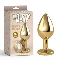 Butt Plug Clear Gem M